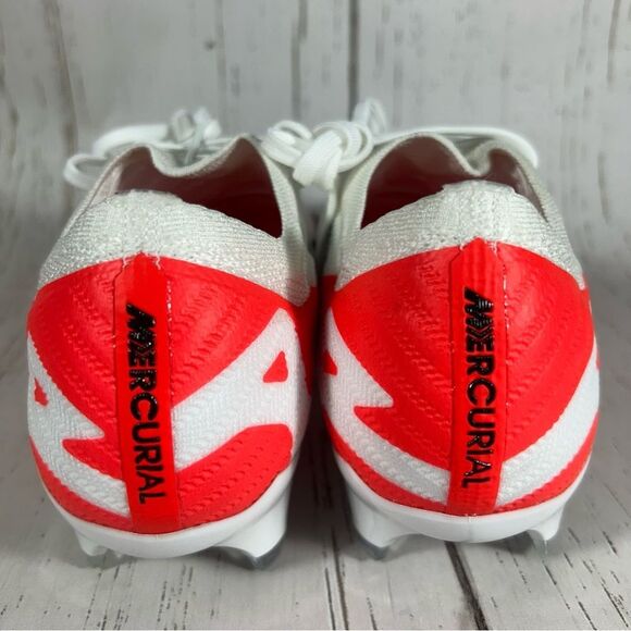 Nike Zoom Mercurial Vapor 15 Elite FG Soccer Cleats White Mens 6 DJ4978-600 - Picture 4 of 11